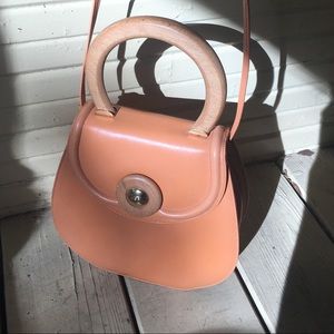 Cute coral vintage purse in perfect condition